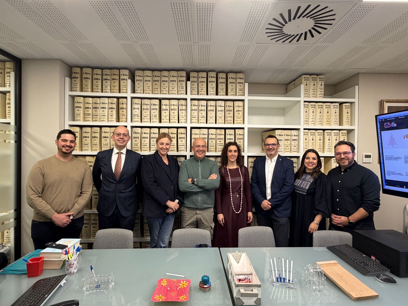 Equipo Aikilimo en la constitución como spin-off de la UCLM